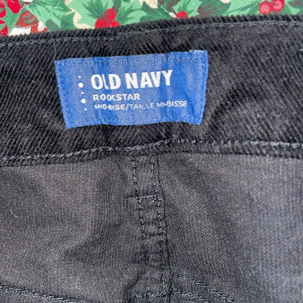 Old Navy corduroy black pants size 18​ - Picture 3 of 3